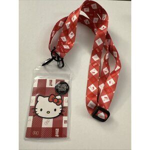 Bioworld x Hello Kitty Lanyard With ID Holder New BB2
